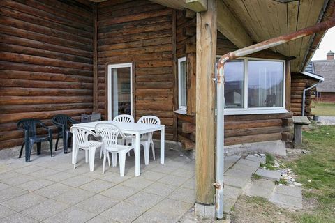 Holiday home with whirlpool and sauna as well as various activities located in the first dune row just approx. 100 meters from the rushing North Sea at Vrist. The house's activities provide ample opportunity for many hours of entertainment for both c...