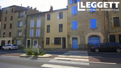 A22320FV34 - In the charming town of Saint Pons de Thomières, former sub-prefecture of the Hérault, in the heart of the Haut Languedoc Regional Nature Park, is this beautiful building on 3 levels, recently renovated, a real opportunity for an investo...