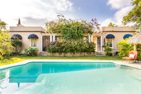 Live like a Royal in this magnificent Miami Mediterranean villa. Uniqueness and elegance abound in this courtyard layout. All original European materials used in this enchanting 1920s six-bedroom, four-bathroom spacious, 6298 Sq.Ft home. You will fal...