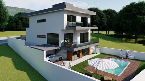 Prestigious construction minutes from Lisbon - Scheduled for completion in June 2024, this villa represents the perfect fusion of modern design and strategic location. Situated on a 370.80 m² corner plot, it offers tranquility and panoramic views of ...