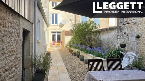 A28475SSA79 - Nestled in the heart of Chef Boutonne, this charming four-bedroom terraced house epitomizes comfortable living in a vibrant market town setting. Within strolling distance of bars, boulangeries and restaurants this property offers the qu...
