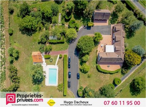 DAMPIERRE-EN-GRACAY (18310) - House 300 m² - 11 rooms - 5 bedrooms including 4 suites - triple garage - swimming pool and pool house - studio 40m² - enclosed plot 1.2 hectares - ...........................................................................