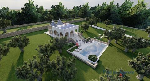 For sale a wonderful trullo with swimming pool in the countryside of Ostuni, 