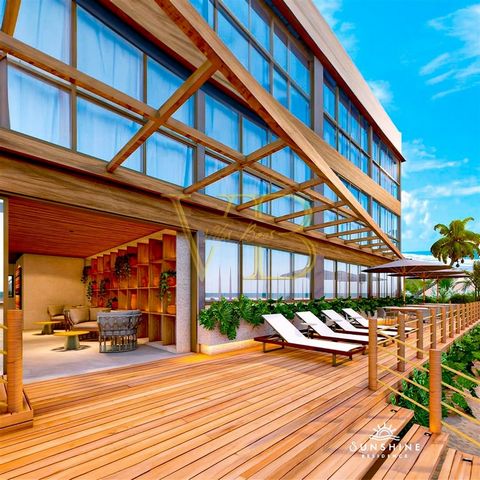 The Sunshine ligt in Barra de São Miguel, een van de mooiste stranden van Brazilië. Het ligt op slechts een steenworp afstand van het strand, zodat u kunt genieten van het beste van het kustleven. Het gebouw heeft ook een moderne en elegante architec...