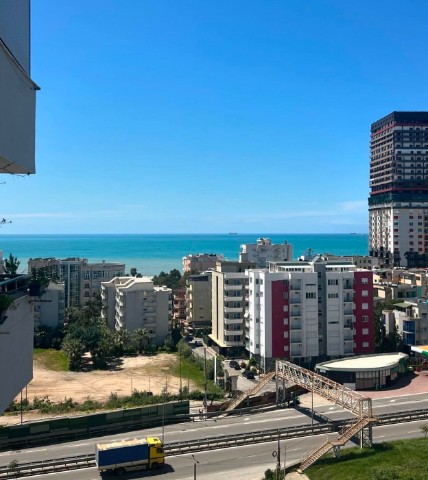 Occasion Apartment for sale at the Kavaja rock with sea view It consists of 2 bedrooms 2 bathrooms and a kitchen together with a living room On the 9th floor with elevator of a very good building For more contact us at ...
