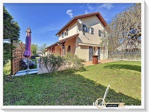 À VENDRE en exclusivité, à Chozeau, Maison familiale de 133,5m2, 6 pièces, 4 chambres, au calme, panneaux solaires !