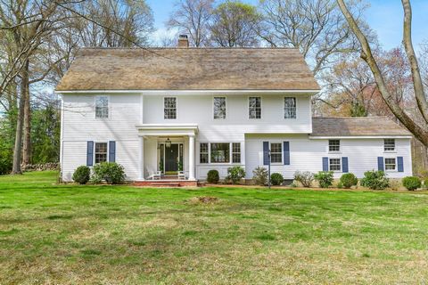 Classic charm meets modern living in this updated colonial, set on over an acre with a stunning wood roof, stone walls, and a circular driveway. Entirely new second floor added. Now you have 4+ bedrooms, 4 full baths, and flexible living spaces on bo...