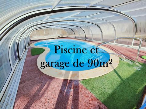 T8 au calme, de plain pied, piscine,garage de 90m²