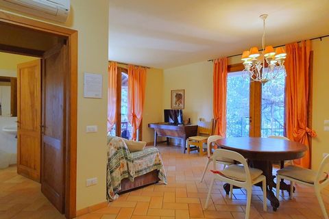 This elegant two-room apartment is just 50 meters from the beach of San Vincenzo, offering a peaceful seaside retreat. Located on the ground floor of a residence, it features a spacious double bedroom with a single bed, a bright living room with a do...