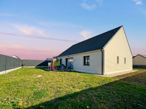 Proche d'Alençon : maison contemporaine de plain-pied. Confort et modernité au rendez-vous