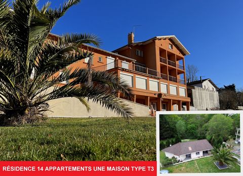 R&#233;sidence de 14 Appartements, une maison type T3 et un garage