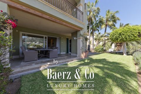 Enjoy this beautiful Mediterranean Apartment, offering a large living room, kitchen with utility room and patio, spacious master bedroom with en-suite bathroom and dressing area, a second bedroom, second bathroom with shower, large covered terrace an...