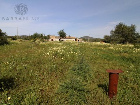 Unique Opportunity for a Quiet Life in the Countryside with Project for 3 bedroom villa with pool in Estoi, Algarve. This property offers a unique opportunity to create the perfect home! With a total area of 9760m2, this plot includes a ruin with arc...