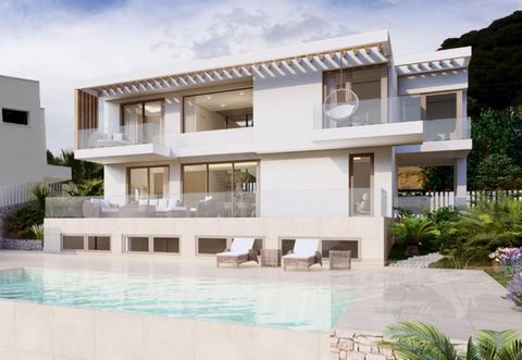 MIJAS ... 4 Bedroom, 3 Bathroom Villa Elegant villa with sea and mountain views, inside an urbanisation that offers security and calm. 4 bedrooms and 3 bathrooms construction ready in 13 months