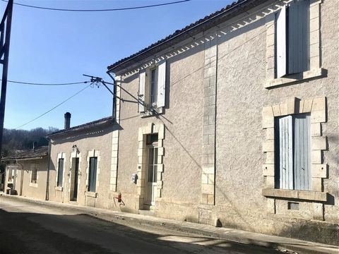 Charming stone house recently renovated. Living room with wood burner, fitted kitchen that leads to the garden. Upstairs are 2 bedrooms and 2 shower rooms. Close to the listed village of Aubeterre sur Dronne with all its shops and restaurants. Price ...