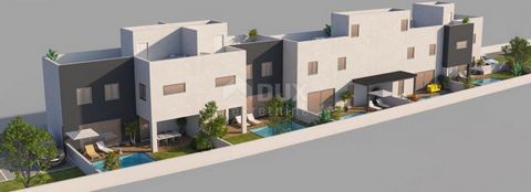 Location: Zadarska županija, Privlaka, Privlaka. ZADAR, PRIVLAKA - Terraced house 100 meters from the sea Newly built terraced house for sale 100m from the sea. The house consists of 3 bedrooms, 2 bathrooms, living room, kitchen and dining room, 2 ro...