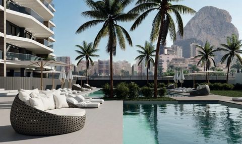 GC Immo Spain offers you NEW BUILD APARTMENTS IN CALPE New residential complex of 2 and 3 bedroom apartments with large terraces in Calpe.   Two 12-storey towers with beautiful apartments with views of the sea and the salt lake of Calpe. A bright hou...