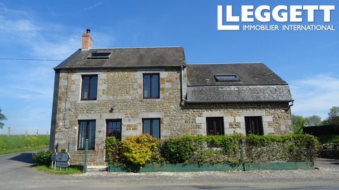 A29206LOK61 - This lovely property situated on the edge of the beautiful Suisse Normandie, is ready to move into, full of character and original features including exposed beams, stone walls and fireplace. The spacious accommodation includes dual asp...