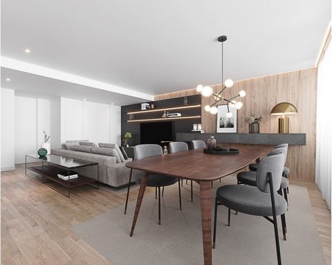 3 bedroom apartment in the distinguished development 'Majestic Plaza', located at Rua Salvador Fernandes Caetano, in Vila Nova de Gaia, close to the Santo Ovídio metro station. With 3 fronts, garage for 2 cars in the basement. The kitchen will be equ...
