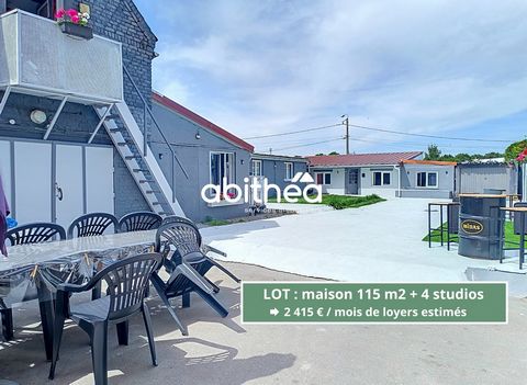 !! NEW ABITHEA!! MAIN HOUSE 115 m2 + 4 STUDIOS: 244 m2 TOTAL IDEAL INVESTOR - EXCELLENT PROFITABILITY - NOT TO BE MISSED!! ---- ESTIMATED RENTS: 2,415 euros / MONTH ----- Come and discover this rare set for sale consisting of a main house of 115 m2 i...