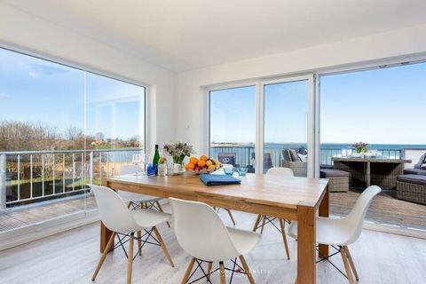 Bienvenue dans cet appartement de vacances exclusif dans l'OstseeResort Olpenitz, à seulement 20 mètres de l'eau, directement sur les rives du bras Schlei de la mer Baltique. L'appartement s'étend sur deux étages (1er et 2ème étage) et a été meublé a...