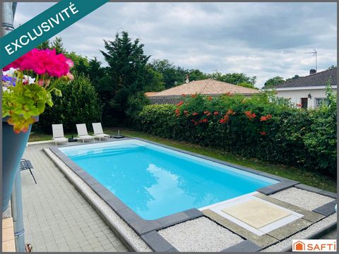 Centre Saint Médard-en-Jalles, Le Cramat / Maison familiale 173m2 rénovée avec 5 chbres sur une parcelle de 650m2 / Garage et Carport / Cave / Piscine / dépendance / Clim / Jardin clos !