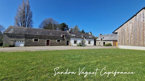 Belle Longère en Pierre à Saint-Thuriau (56) 155 m² 3500 m² de Terrain - 4 chambres