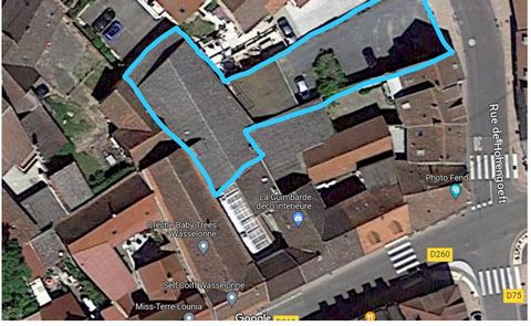 Exklusiv in Ihrer Immobilienagentur Christelle Clauss: Ideal gelegen im Stadtzentrum von Wasselonne, kommen Sie und entdecken Sie diesen Immobilienkomplex, der entwickelt werden soll. Dieses Plateau bietet Parkplätze an der Vorderseite, eine große Ga...