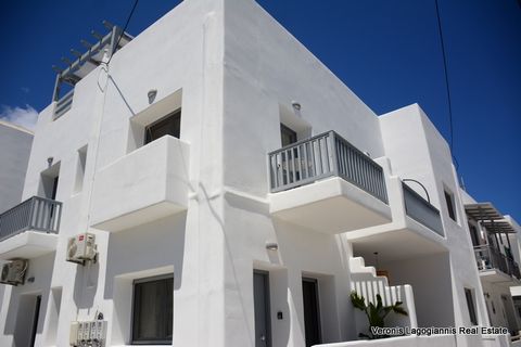 Agios Prokopios, Naxos, a newly built apartment of 35 m2 is available for sale. It consists of a bedroom, a loft with extra double bed, a bathroom, a kitchen and a living room. The apartment is for sale fully furnished. Outside there are 2 small vera...