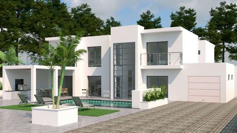 New construction project in the urbanization of Tres Cales Modern house of 180m ² delivered turnkey, with swimming pool, landscaped garden and high-end services Fully equipped with reversible air conditioning by duct in all bedrooms and living rooms ...