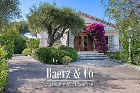 David&Partners offers this magnificent Provençal-style villa, located in the heart of a gated, secure estate with janitor. The property comprises 2 houses. The main house is spread over 193m2 and is composed as follows: A kitchen, with living room an...