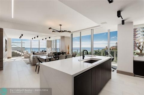 Priceless views and impeccable finishes distinguish this exceptional, furnished 3-bedroom, 3-1/2 bath residence at Auberge's North Condominium. A sun-drenched masterpiece of millwork and stone with panoramic views of the ocean and shore, its design s...