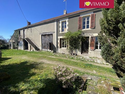Located in Saint-Silvain-Sous-Toulx. AUTHENTIC HOUSE IN VILLAGE WITH BARN AND ATELIER JOVIMMO votre agent commercial Liesbeth MELKERT ... This nice authentic house with attached barn and large garden is located in a small village between Gouzon and B...