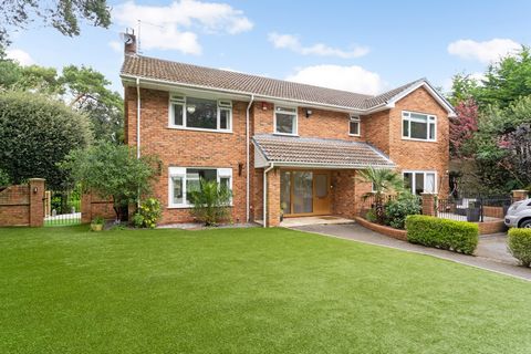 Introducing this extremely well presented and spacious five bedroom detached home situated on a quiet cul-de-sac in the sought-after location of Canford Cliffs. This substantial house with landscaped gardens and swimming pool would be an idyllic fami...