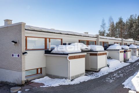 A spacious two-story apartment with a sauna. Access from the living room to a large partly covered sunny backyard. Access from the upstairs bedroom to a balcony on the southern side. Good public transportation connections to the city and Korkalovaara...