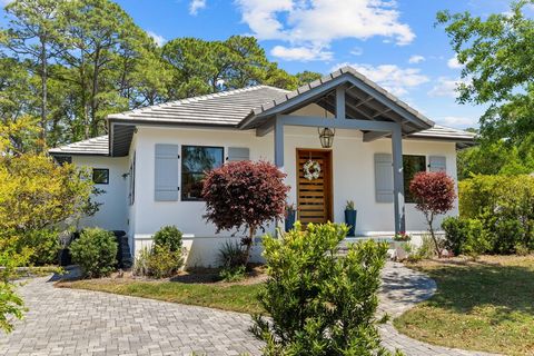 This custom home at the beach exudes architectural beauty and modern coastal elegance. Conveniently located on the west end of Highway 30A, you'll be just a short bike ride from Gulf Place and several public beach accesses. Built in 2016 with ICF con...