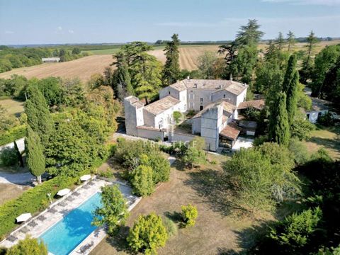 Luxuriously renovated 24 bedroom hotel with two restaurants nestling in 8 acres of glorious landscaped gardens with expansive pool, while enjoying wonderful countryside views from its peaceful location near Agen. This hotel or private property is per...