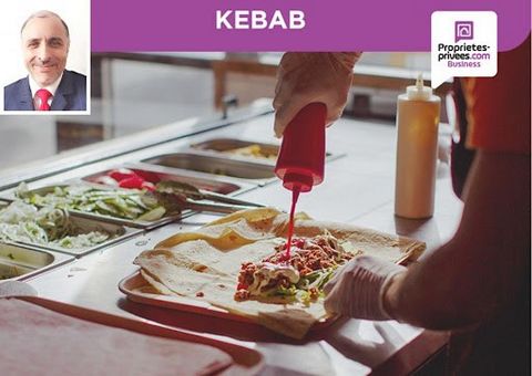 Morad MEZDOUR vous propose ce Restaurant rapide Kebab, Burger, Tacos. Au nord de Lille sur une zone d'activité avec un flux de 50.000 véhicules par jour. Cet établissement dispose de 34 couverts pour une surface totale de 130 m², d'une cuisine aux no...