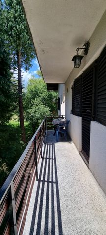 Apartment , near Plitvice lakes,on the location Grabovac 69 in Grabovac with kitchenette,living room,bathroom.bedroom and balcony