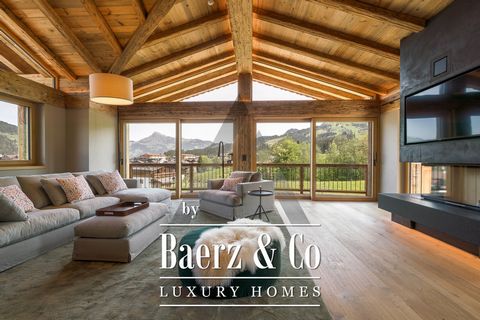 These 6 luxurious chalets have been built in a traditional Tirolean country house style with modern and high-end features. The chalet ensemble is in a quiet and slightly elevated panorama location in Kirchberg in Tirol. This particular chalet offers ...
