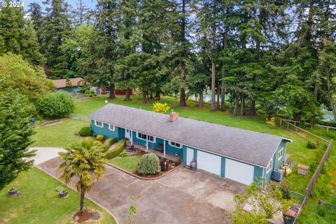 Here's your chance to own a one of a kind home perched on a bluff overlooking the Willamette River. This one level home boasts views from kitchen window and expansive back yard. Watch the sunrise over the Willamette River or sunset over Eola Hills. W...