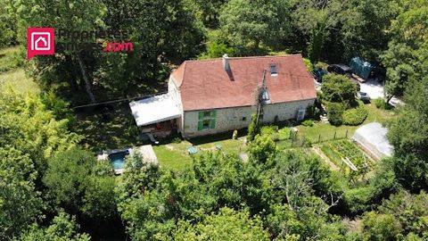 46 360 CRAS - A menos de 30 minutos al noreste de Cahors, en plena naturaleza, en un entorno raro sin molestias ni vis-à-vis, casa de piedra de unos 102 m², 3 habitaciones, 2 dormitorios, totalmente renovada con materiales de calidad en 2020. Con pis...