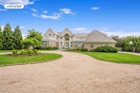 Great opportunity to own in Pheasant Pond, one of the premier private neighborhoods in Southampton Village. The French Country estate style home is set in a quiet residential neighborhood with an expansive yard- perfect for entertaining with its 40 f...