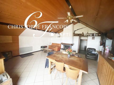 Maison individuelle à rafraîchir avec jardin clôturé