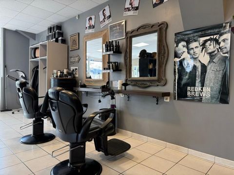 Fond salon de coiffure Mixte