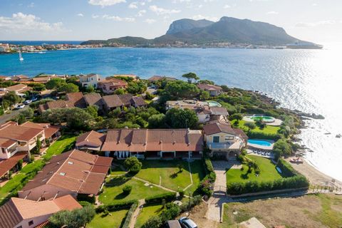 GOLFO ARANCI - VILLA Free villa on all four sides, in Baja Caddinas - Golfo Aranci, part of a small residential complex, a few tens of meters from the beach and green areas planted with lawns. Composition: living room with kitchenette, two bedrooms, ...