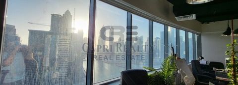 Office Space For Rent Area : 850.03 sq ft AVAILABLE FROM MID AUGUST 2023 Unique Features: Extraordinary Sea and Canal View Mid Floor 2 Dedicated parking spaces Fully furnished and fitted Ready to move in with minimal work required Equipped pantry 2 g...
