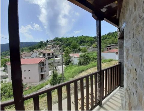 House for sale in Karpenisi. Two-storied house with an area of 130 sq.m., has 4 bedrooms, a living room with a kitchen, two bathrooms. The house is located on a plot of 223 sq.m., there is an open parking lot on the plot. Year of construction 2007. T...