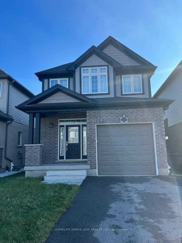 3 Year Old Beautiful Detached House, In Much Desired Donn South Community. 3 Bedroom ,3 Bath , 9 Feet Ceiling, Open Concept Kitchen With S/S Appliances. Laundry On Main Floor. Close To Groh School And Parks. Minutes From Hwy 401, Conestoga College An...