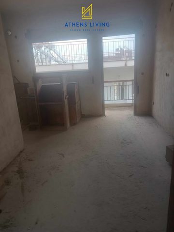 PERISTERI - ANTHOUPOLI. Unfinished apartment for sale in the masonry stage. The building permit is from 1976. It consists of two bedrooms, has an elevator infrastructure, is airy and bright, with a good layout. It is located in a quiet neighborhood, ...